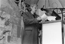 Doris Schüepp an der FöV Delegiertenversammlung am 10. Nov. 1998