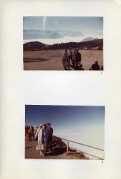 "Zentralkurs des BSSV (Bund Schweizerischer Schwerhörigen-Vereine), 9.-21. Oktober 1977 im Johanniterhof Luzern - Ausflug auf den Rigi, Mittwoch, 19. Oktober 1977 (am Morgen ausgefallene Stunde wurde abends nachgeholt.)" - Kursteilnehmer auf der Rigi