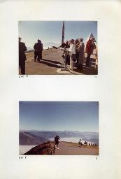 "Zentralkurs des BSSV (Bund Schweizerischer Schwerhörigen-Vereine), 9.-21. Oktober 1977 im Johanniterhof Luzern - Ausflug auf den Rigi, Mittwoch, 19. Oktober 1977 (am Morgen ausgefallene Stunde wurde abends nachgeholt.)" - Kursteilnehmer auf der Rigi