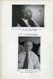 "Zentralkurs des BSSV (Bund Schweizerischer Schwerhörigen-Vereine), 9.-21. Oktober 1977 im Johanniterhof Luzern - Ausflug auf den Rigi, Mittwoch, 19. Oktober 1977 (am Morgen ausgefallene Stunde wurde abends nachgeholt.)" - oben: "Zum Schluss: der Mann hinter dem Apparat, leider unscharf erwischt" - unten: "Lückenbüsserfoto: ein Monat vorher auf grosser Fahrt heimwärts, Rom - Florenz - Mailand - Zürich"