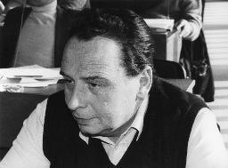 "Willy Bernet, Sekretär La-Chaux-de-Fonds / Le Locle" - Portraitbild, um 1990