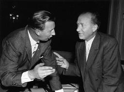 Adolphe Graedel (rechts), 1945-1961 SMUV-Zentralsekretär