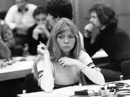Christiane Brunner an der 6. Jugendkonferenz des SMUV 1978