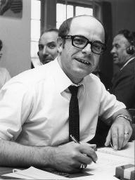 Armin Frei, Zentralsekretär Gewerkschaft Bau und Industrie (GBI); um 1980