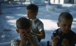 SAFFA 1958: "Weinender Bub"; Zürich