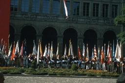 SAFFA 1958: Fahnenträger