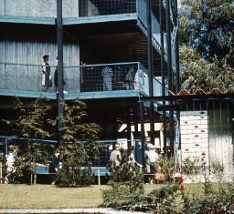 SAFFA 1958: Detail Wohnturm