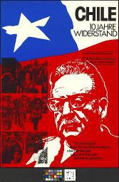 "Chile. 10 Jahre Widerstand. Solidaritätsveranstaltungen", vermutlich Zürich, 1983