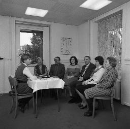 Hörtraining mit Lippenlesen, Geschäftsstelle Pro Audito, Zürich, um 1980