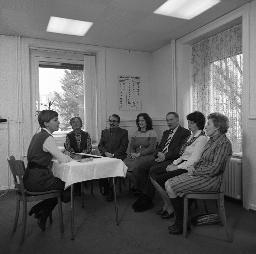 Hörtraining mit Lippenlesen, Geschäftsstelle Pro Audito, Zürich, um 1980