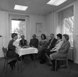 Hörtraining mit Lippenlesen, Geschäftsstelle Pro Audito, Zürich, um 1980