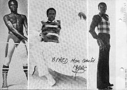 Callixte, Model, Tänzer, Faltprospekt, gewidmet, um 1970