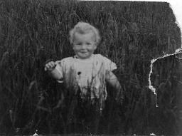 Bob Steffen einjährig, auf Wiese, 1929