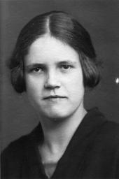 Passfoto Thekla Maria Steffen-Eigenmann (Mutter von Bob Steffen), um 1920