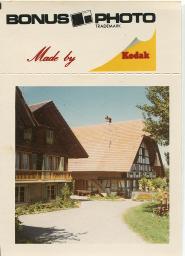 Teilansicht Bauernhaus Niedermuhlern, 1971