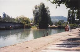 Aarebad Marzili, Bern, um 2000