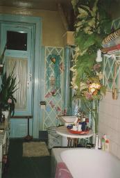 Badezimmer, Wohnung von Bob Steffen, Gutenbergstrasse, Bern, 1992