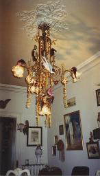 Kristalllüster, Wohnung von Bob Steffen an der Gutenbergstrasse, Bern, um 2000