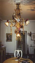 Kristalllüster, Wohnung von Bob Steffen an der Gutenbergstrasse, Bern, um 2000