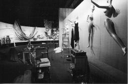 Halbierte Mannequins; "Création", Mustermesse Basel (muba), Bob Steffen, 1972
