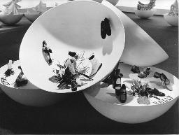 Bally, Halbkugel; "Création", Mustermesse Basel (muba), Bob Steffen, 1969