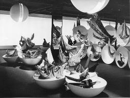 Halbkugel; "Création", Mustermesse Basel (muba), Bob Steffen, um 1970