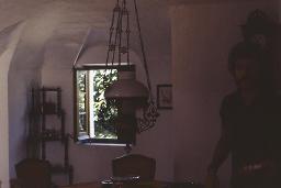 Bob Steffen in seinem Ferienhaus in Begur, Spanien, 1975