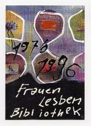 Flyer "1976 1996 Frauen Lesben Bibliothek"