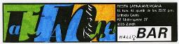 Flyer Hallo Bar Fiesta Latina-Americana 13. Nov. 98 FZ (Frauenzentrum) Zürich
