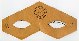 Maske mit Aufschrift "Hetero Garanti(e) 4.7.81"