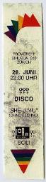 Flyer "28. Juni (Venuszeichen) Disco LoRa SOLI"