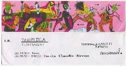 Flyer "Tanzleila für Frauen Turnhalle Kanzlei Zürich 1.9.1996"