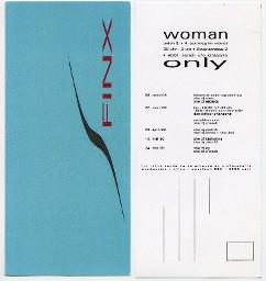 Flyer " FINX woman only Zürich 1998"