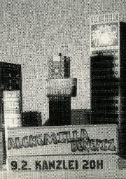 Flyer "Alchemilla Benefiz 9.2 Kanzlei 20H"