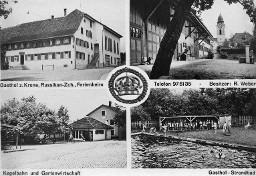 Gasthof z. Krone - Russikon - Zürich - Ferienheim - Besitzer: R. Weber