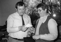 Guerino Fregonese und Helen Lesske (?) (Dezember 1982)