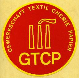 Aufkleber mit dem Logo des GTCP