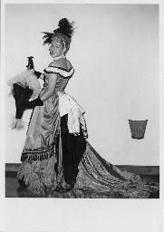 Röbi Rapp als Transvestit - vermutlich  im "Kreis" 1955