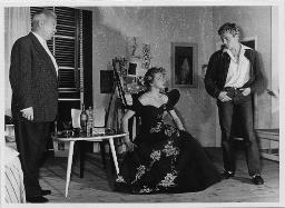 v.l.n.r.: Karl "Rolf" Meier, Röbi Rapp und Bodo in "Die Halbstarken" von James Barr - 1956