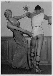 Röbi Rapp und "der schöne Pariser" im "Kreis" - 1955