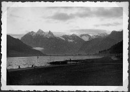 Album Alfred Brauchli, Teil 1/3: 699 Tage Aktivdienst 1939-1945 als Sanitätssoldat bei der Sanitätskompanie I/​7, Thurgau: Sihlsee