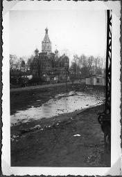 Album Alfred Brauchli, Teil 3/3, Ärzte- und Pflegermission des Schweizerischen Roten Kreuzes an der Ostfront, Winter 1942/1943: "Kirche in Solbunowo"