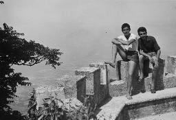 Ferienfoto von Werner Dietrich - vermutlich Castello di Venere "Mont Erici, Trapani", Sizilien, ca. 1950-1965