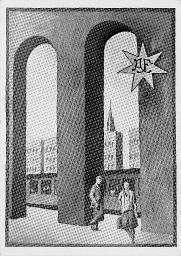 "Lokalverein Biel der Freundinnen junger Mädchen, Bahnhofwerk", Postkarte, um 1950