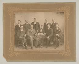 Gruppenfoto der Union Helvetia, um 1910