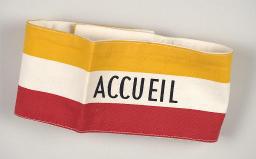 Armbinde "Accueil"