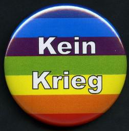 Kein Krieg [Regenbogenfarben]