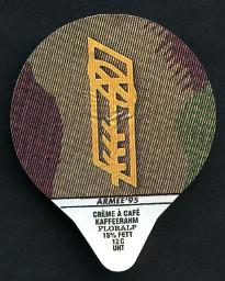 Armee '95 Kaffeerahmdeckeli: Abzeichen