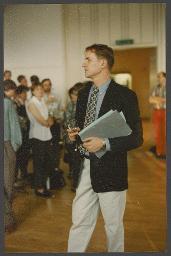 25 Jahre HAZ im Volkshaus (13.06.1996, Zürich) – HAZ-Präsident Franz Brugger