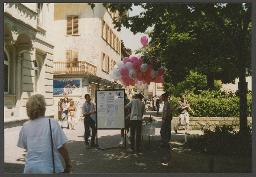 15 Jahre HALU: Standaktion (18.06.1994, Luzern)